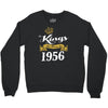 kings are born in 1956 Crewneck Sweatshirt