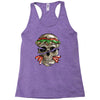 burger skull Racerback Tank