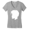 questlove afro the roots rap Women's V-Neck T-Shirt