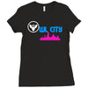 owl city retro Ladies Fitted T-Shirt