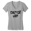 crazy cat lady Women's V-Neck T-Shirt