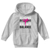 Reading Yoga Wine Balance Youth Hoodie