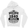 Made In 1940 And Still Awesome Zipper Hoodie