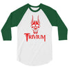 screaming skull 3/4 Sleeve Shirt