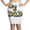 new dad number one 1 dad Pencil Skirts