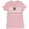 proud autism aunt Ladies Fitted T-Shirt