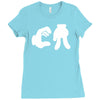 ca cartoon hands Ladies Fitted T-Shirt