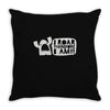 monster mantra Throw Pillow