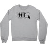 problem solved funny t shirt marriage wife beer Crewneck Sweatshirt