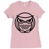 owl Ladies Fitted T-Shirt