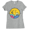 Sun Skate Ladies Fitted T-Shirt