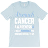 stomach cancer awaneress i wear periwinkle for someone special to me T-Shirt