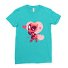 KISS ME PLEASE Ladies Fitted T-Shirt