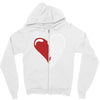 half of my heart is in heaven with my angel Zipper Hoodie