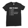 how to golf best trending Ladies Fitted T-Shirt