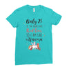 red head unicorn Ladies Fitted T-Shirt