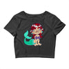 little ugly mermaid Crop Top