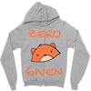 zero fox given Zipper Hoodie