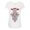 fullmetal stencil Maternity Scoop Neck T-shirt