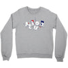 vowel party time Crewneck Sweatshirt