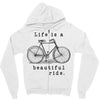 life is a beautiful ride Zipper Hoodie
