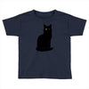 black cat Toddler T-shirt