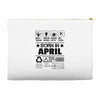 Born In April Accessory Pouches