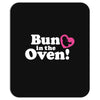 Bun in the Oven with Heart Baby Girl Mousepad