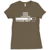 mens fart loading Ladies Fitted T-Shirt