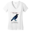 team damon salvatore Women's V-Neck T-Shirt