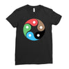 zentao symbol as evolution of the tao (yin yang) Ladies Fitted T-Shirt