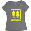 drop yours Women's Triblend Scoop T-shirt