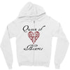 hearts queen of hearts Zipper Hoodie