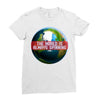 the world is always spinnin Ladies Fitted T-Shirt