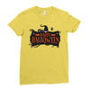 happy halloween Ladies Fitted T-Shirt