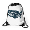 Land That I Love Drawstring Bags