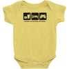 eat sleep game Baby Onesie