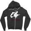 witch halloween fancy Zipper Hoodie