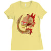 oh no not again Ladies Fitted T-Shirt