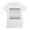 christmas ugly Ladies Fitted T-Shirt