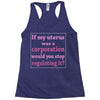 If My Uterus Racerback Tank
