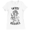 merry krampus Ladies Fitted T-Shirt