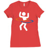 portal hula hooping with portals Ladies Fitted T-Shirt