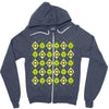 reduce, reuse, reargyle Zipper Hoodie