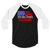 american flag we the people 3/4 Sleeve Shirt