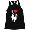 i love cock Racerback Tank