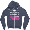 my favorite people call me nana cute Zipper Hoodie