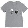 ice and fire V-Neck Tee