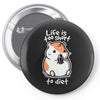 fat life Pin-back button