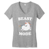 beast mode Women's V-Neck T-Shirt